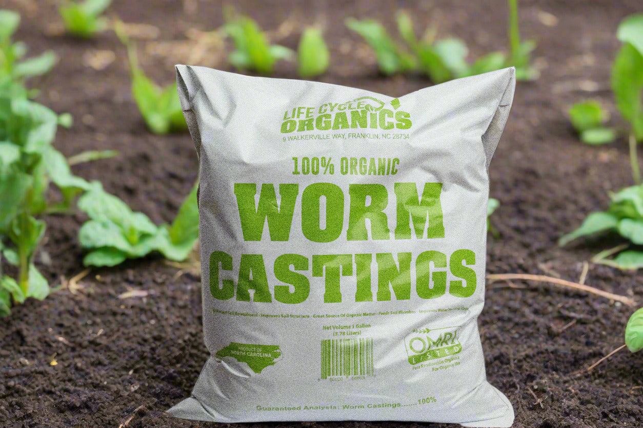 worm fertilizer for plants 100% Organic Worm Castings